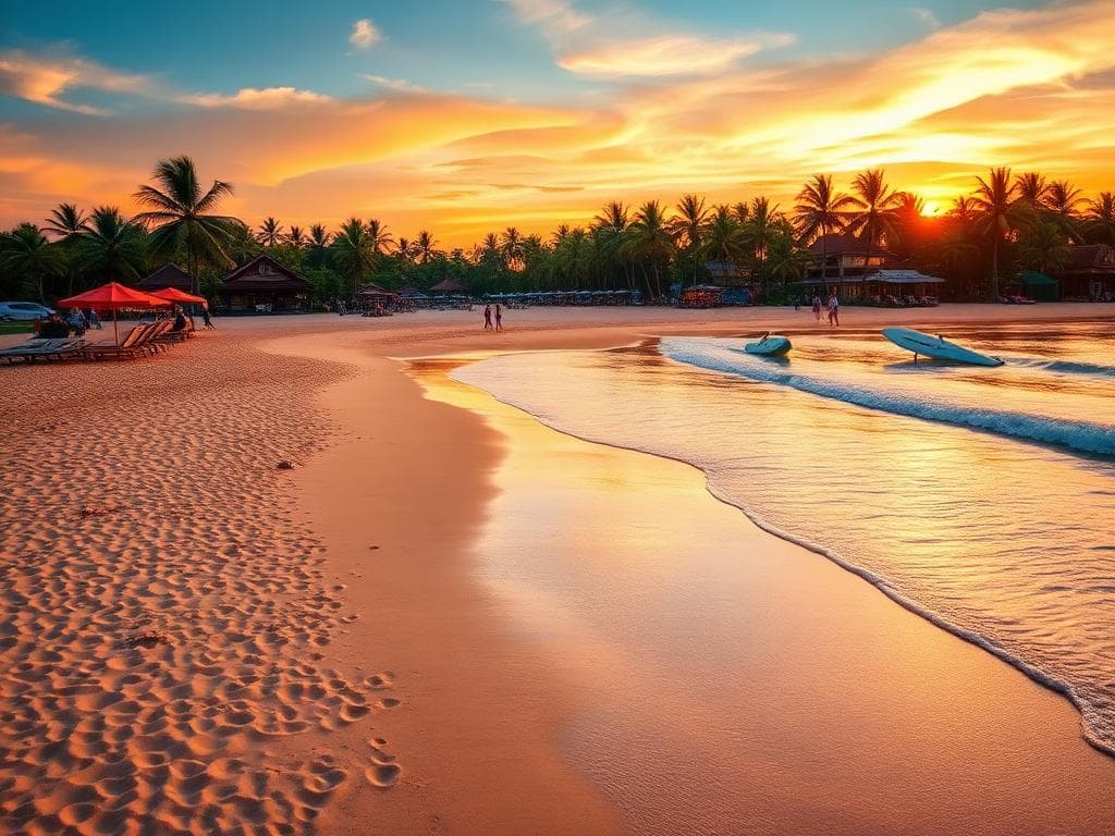 Seminyak Beach sunset